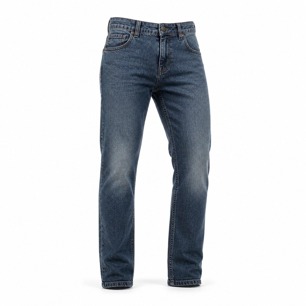 Arizona Jean Co Boys Size 8 Dark Wash Straight Leg Jeans Stretch Denim 24x23